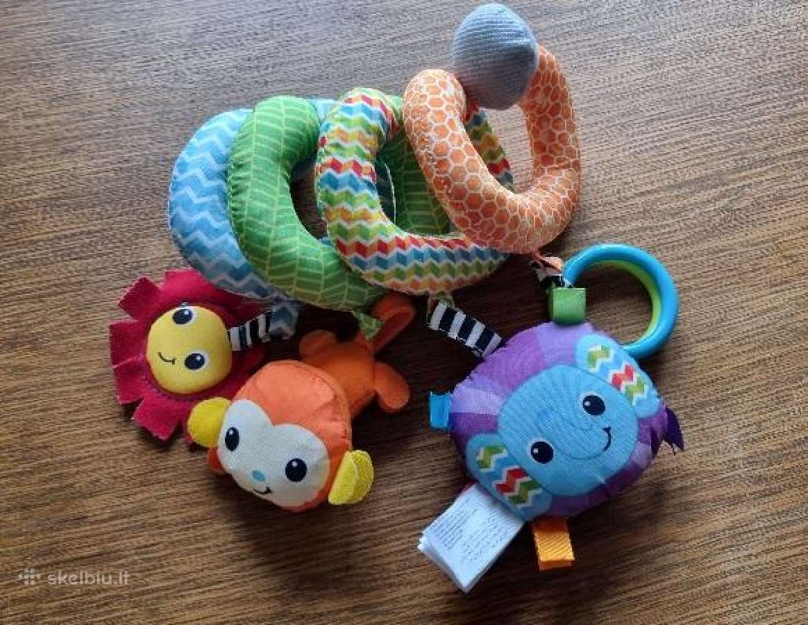 Sensorinis kūdikio žaislas - "Liūtukas ir kiti" - nuotraukos Nr. 5