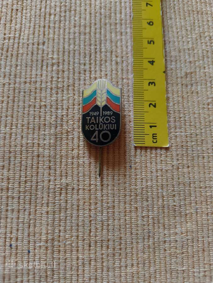 Ltsr Zenklas Retas. Taikos Kolūkiui 40 . Originala