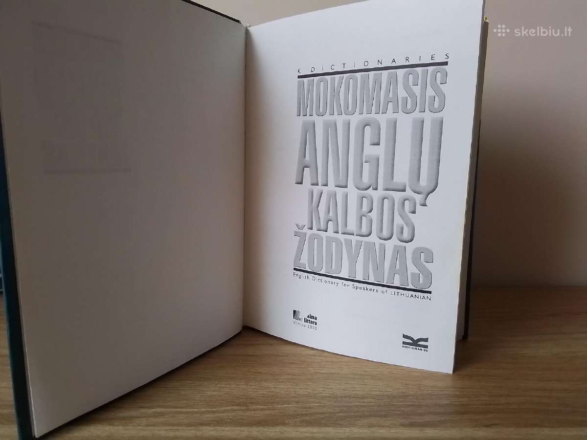 Anglų kalbos žodynas - nuotraukos Nr. 3