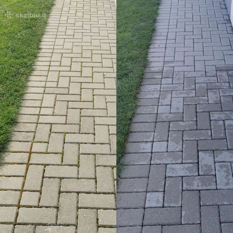 Profesionalus trinkelių, fasadų ir stogų plovimas - nuotraukos Nr. 11