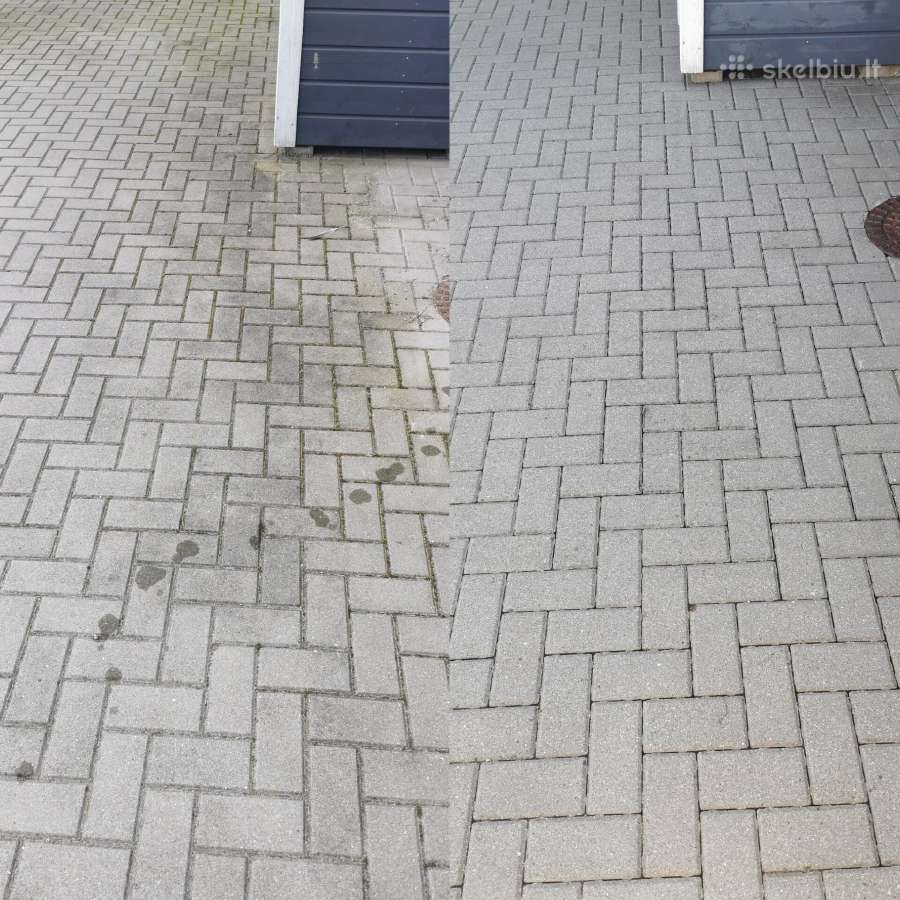 Profesionalus trinkelių, fasadų ir stogų plovimas - nuotraukos Nr. 12