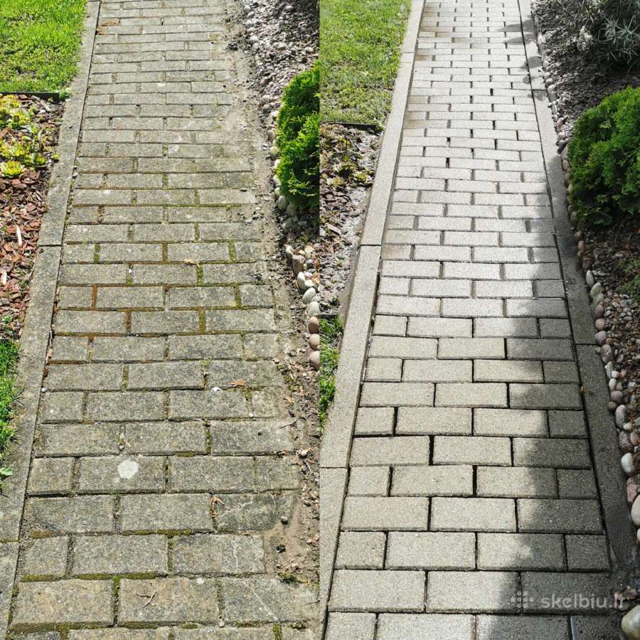 Profesionalus trinkelių, fasadų ir stogų plovimas - nuotraukos Nr. 7