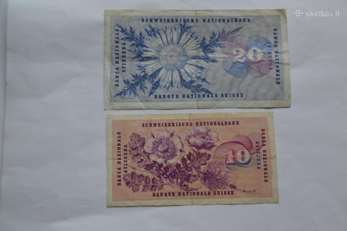 Sveicarijos banknotai - nuotraukos Nr. 2