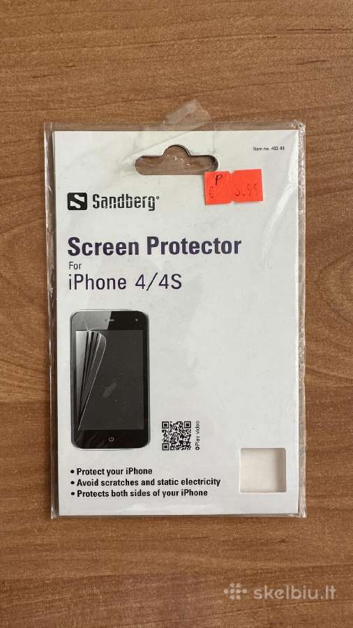 iPhone 4/4S apsauginė plėvelė