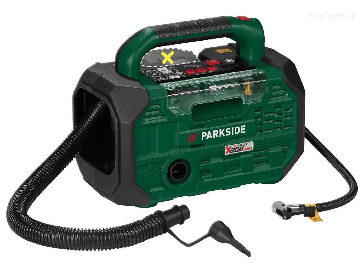 Parkside akumuliatorinės 20v oro pompos