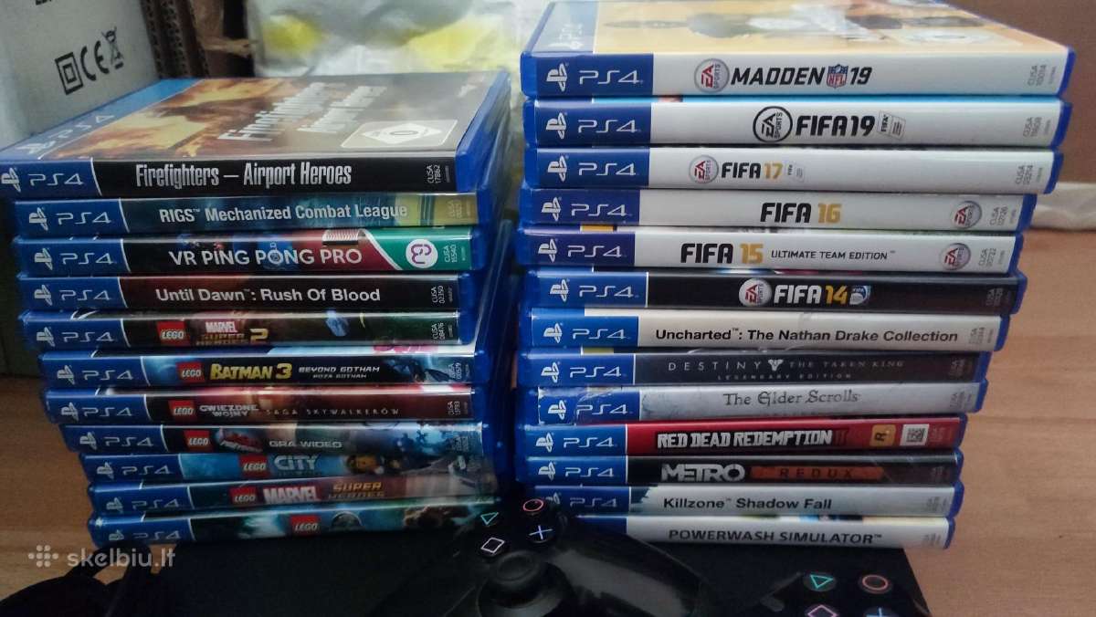 Atristas Ps4, apynaujis, daug zaidimu. - nuotraukos Nr. 2