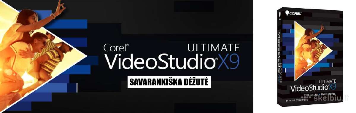 Corel Videostudio Ultimate savarankiška dėžutė