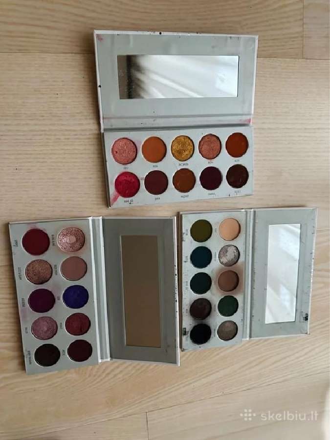 3 šešėlių paletės Morphe Limited Edition