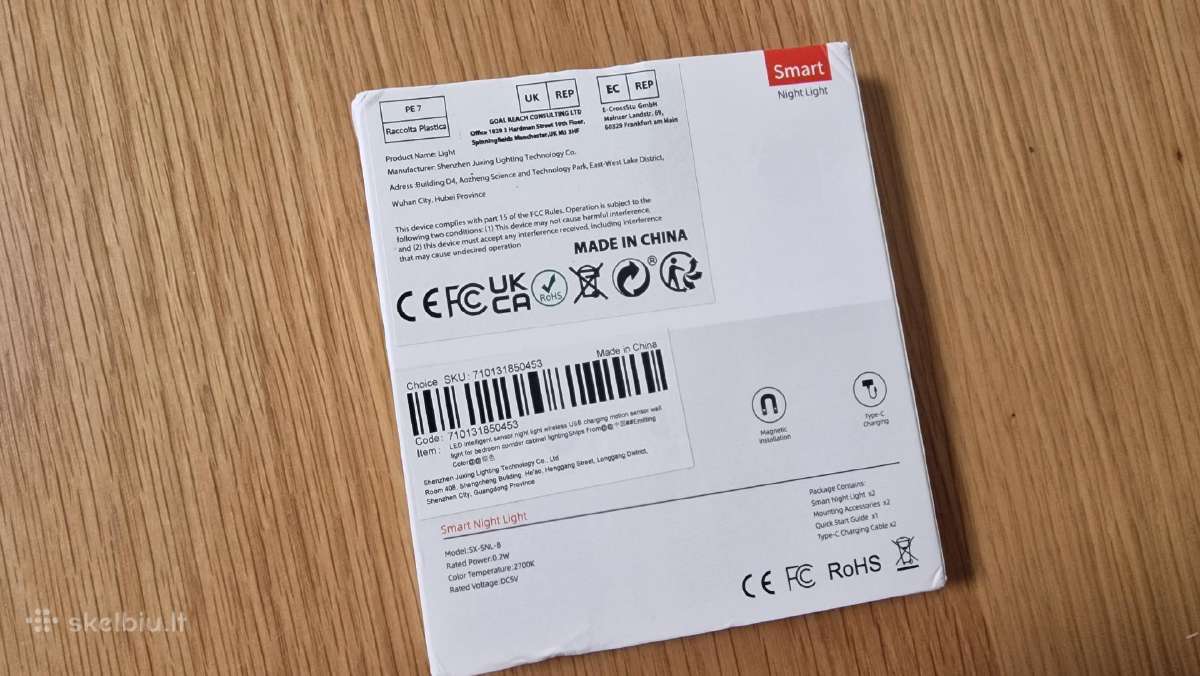 Pakraunamas šviestuvas su judesio jutikliu. - nuotraukos Nr. 4