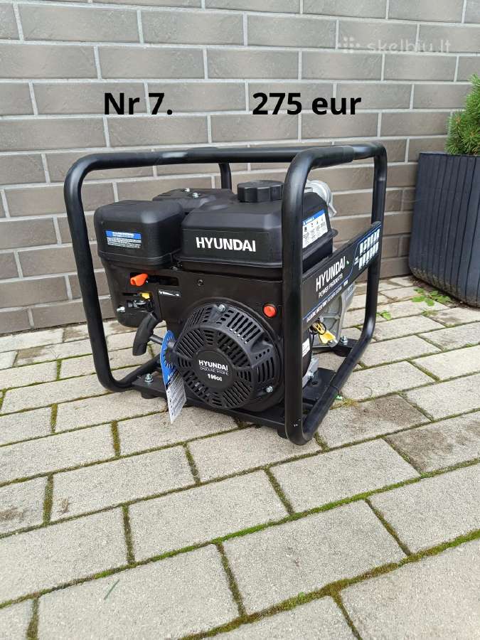 Benzininiai vandens siurbliai - nuotraukos Nr. 8