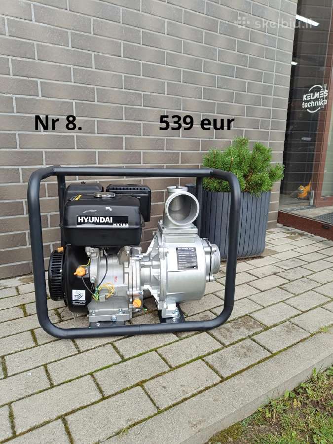 Benzininiai vandens siurbliai - nuotraukos Nr. 9