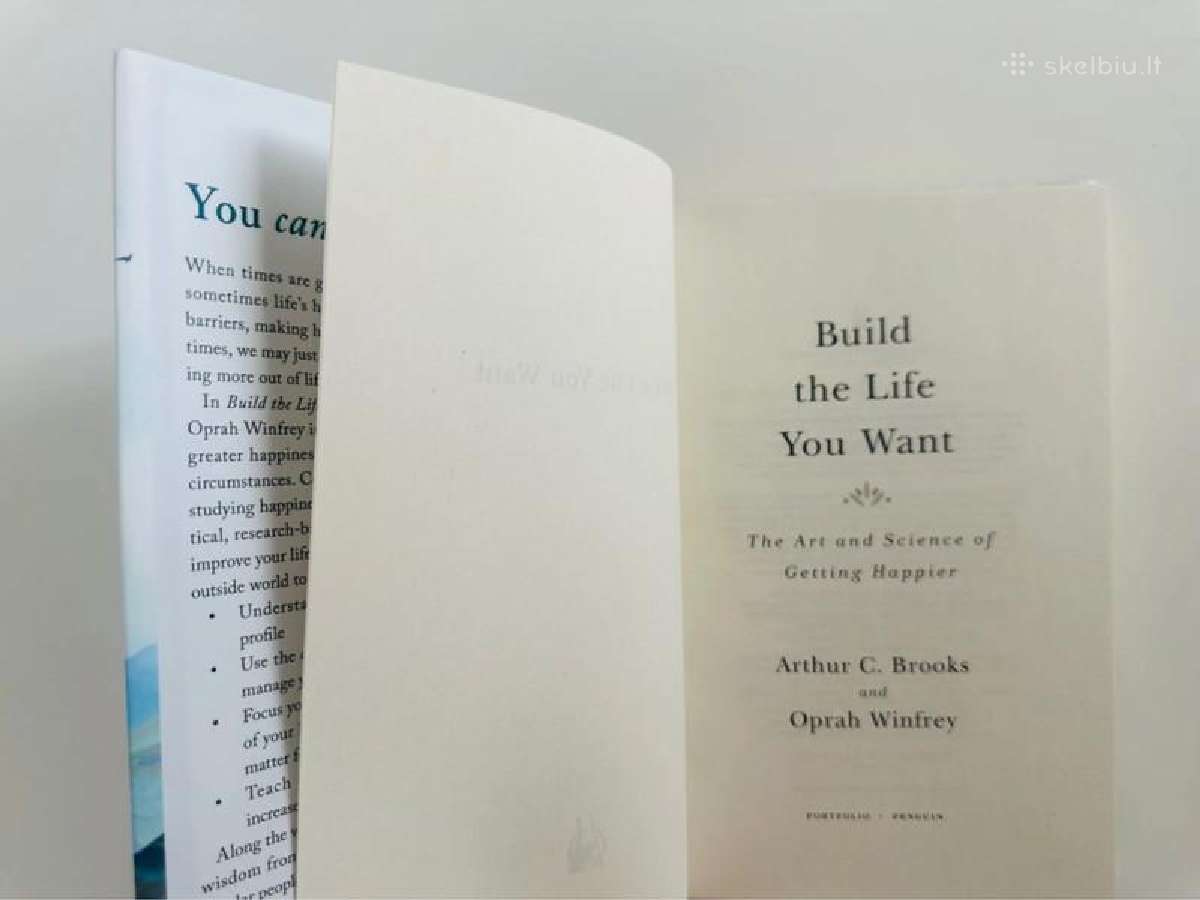 Kaunas, galiu labai Knyga Build the Life You Want - nuotraukos Nr. 4