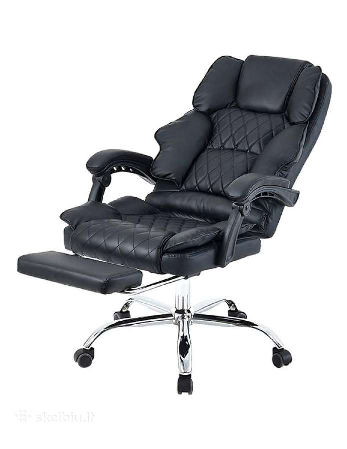 Ergonomiška vadovo / biuro kėdė su gulėjimo funkci - nuotraukos Nr. 3