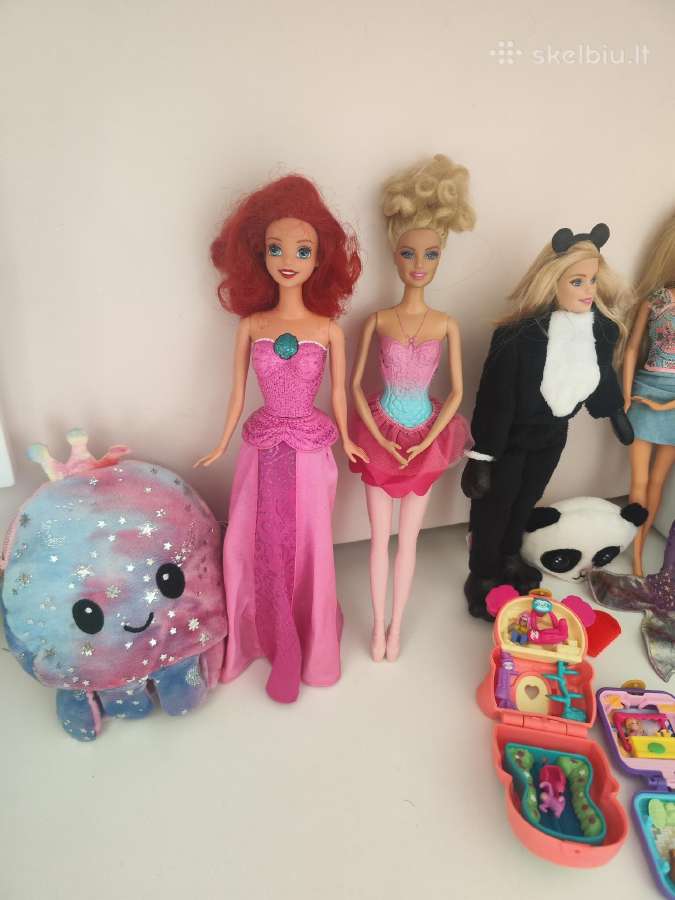 Barbės undinėlės šviečia poly pocket kaina už visk - nuotraukos Nr. 5