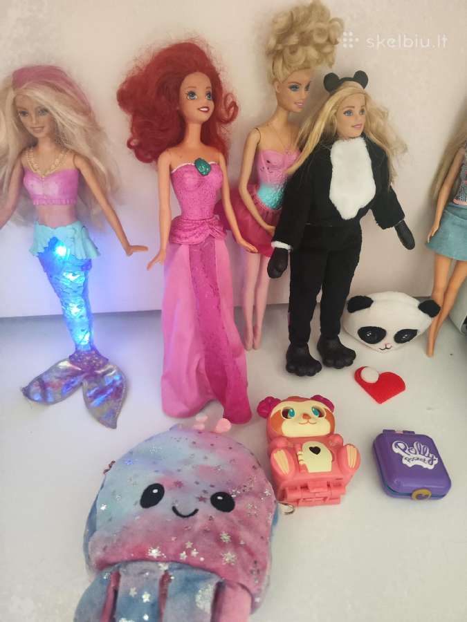Barbės undinėlės šviečia poly pocket kaina už visk - nuotraukos Nr. 6