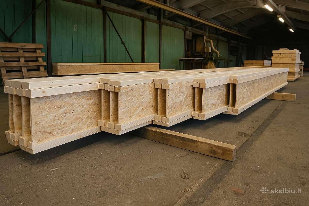 I-beam Dvitėjinės sijos konstrukcijos