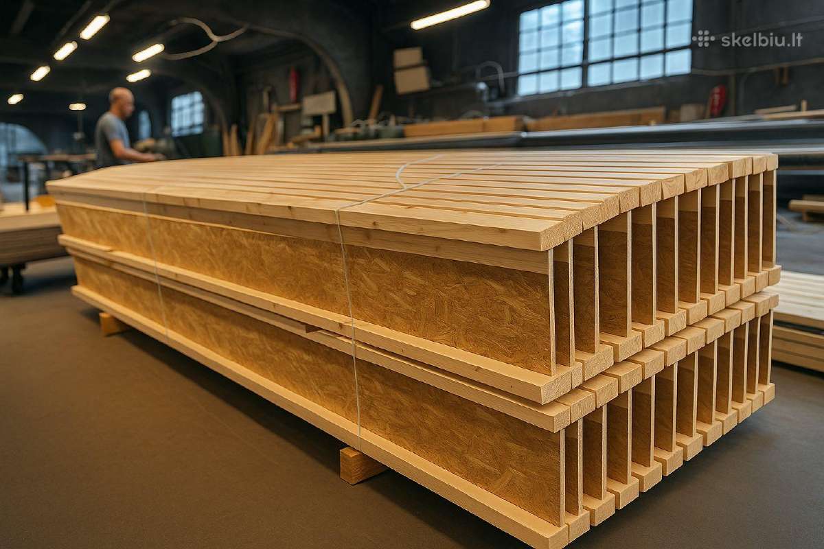 I-beam Dvitėjinės sijos konstrukcijos - nuotraukos Nr. 2