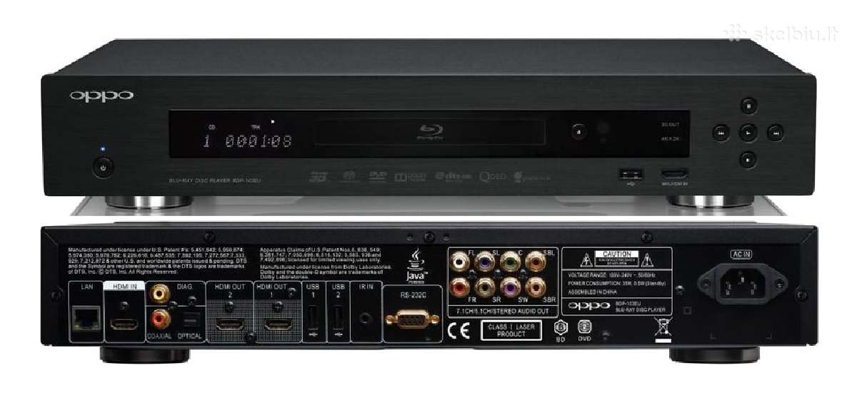 Panasonic Dp-ub820egk Dp-ub824 Blu-ray player - nuotraukos Nr. 4