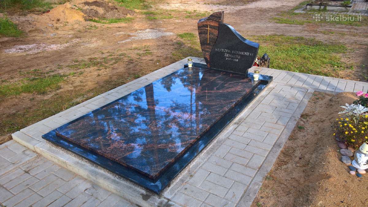 Antkapiniai Paminklai Kapų dengimas plokštėmis - nuotraukos Nr. 5