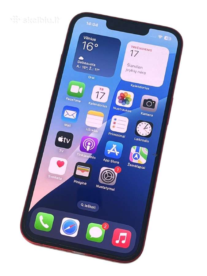 iPhone 13 128gb + 3 mėn. garantija - nuotraukos Nr. 3