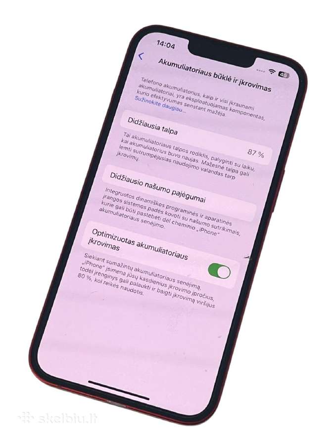 iPhone 13 128gb + 3 mėn. garantija - nuotraukos Nr. 6
