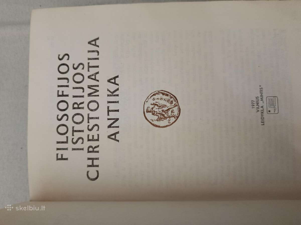 Filosofijos istorijos chrestomatija - nuotraukos Nr. 2