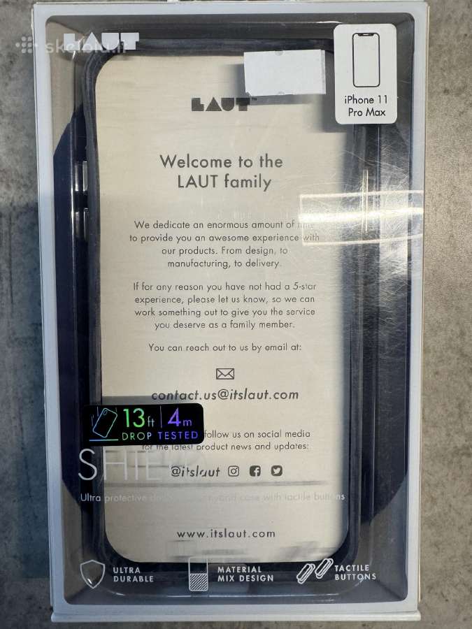 iPhone 11 Pro Max naujas dėklas