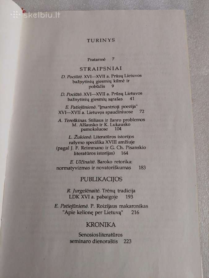 Senosios literatūros žanrai - nuotraukos Nr. 3