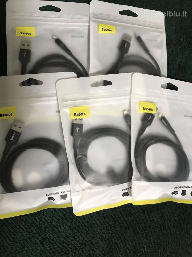 Nauji neišpakuoti iPhone laidai Usb-a į Lighting