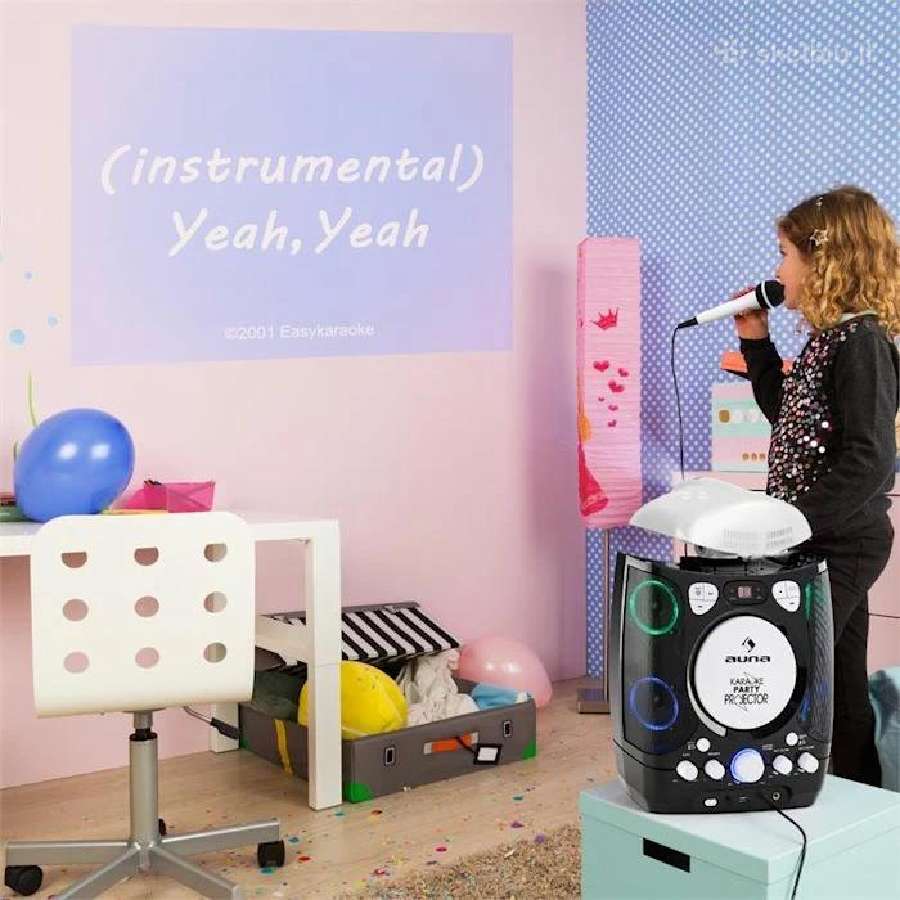 Auna karaoke party projector