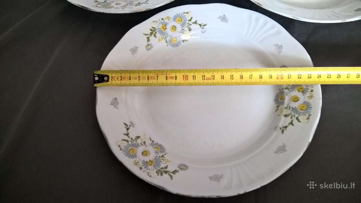 Senos lėkštės 24 cm Rygos fabrikas - nuotraukos Nr. 3