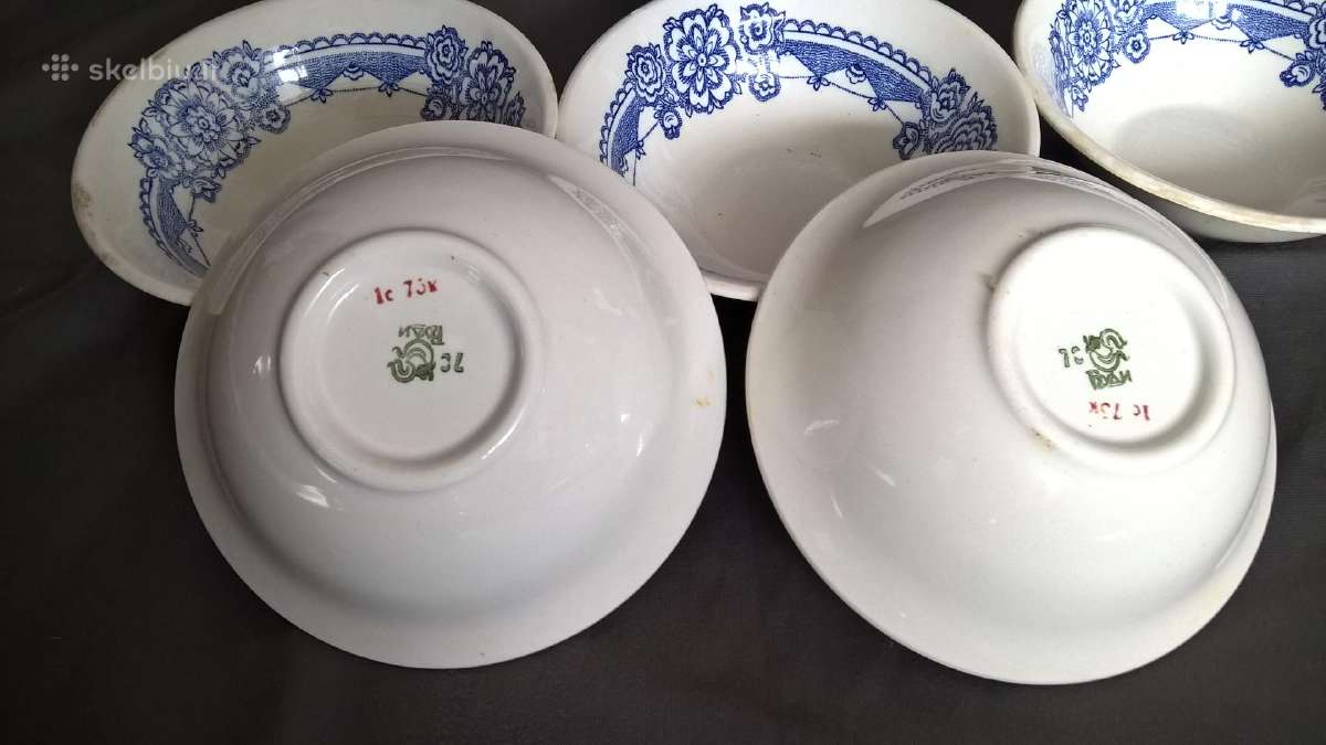 Senos salotinės 16 cm ir 14 cm Budy fabrikas - nuotraukos Nr. 3