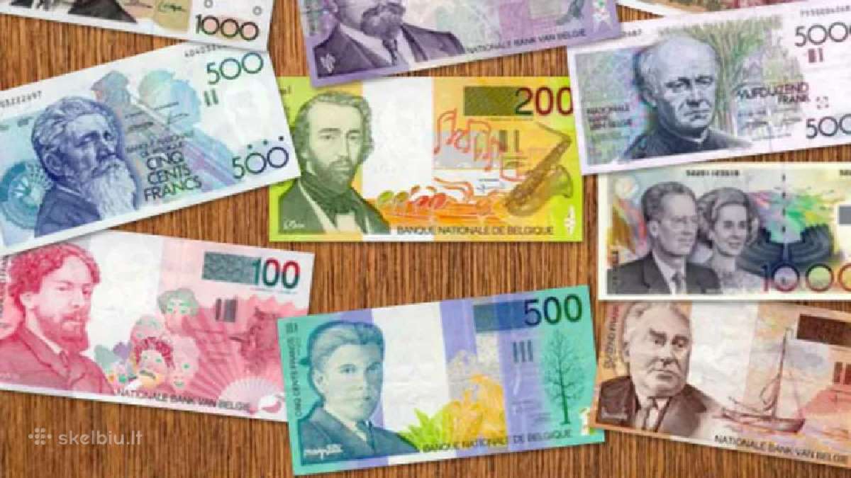 Perku belgiškus frankus