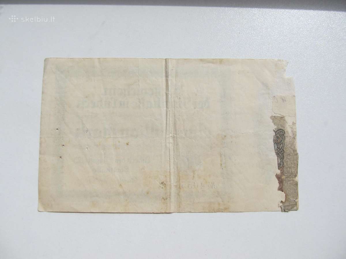 1 milijonas markiu , Lubeck Vokietija , 1923 - nuotraukos Nr. 2