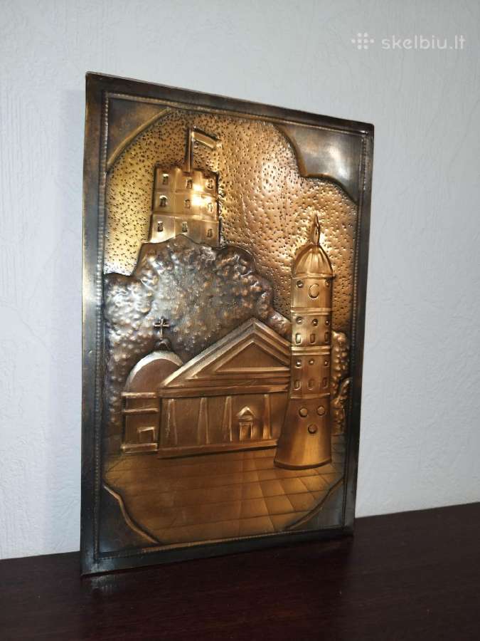 Parduodu metalinį paveikslą Vilnius