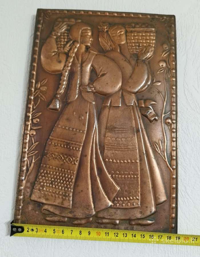 Parduodu metalinį paveikslą Lietuvaitės - nuotraukos Nr. 4