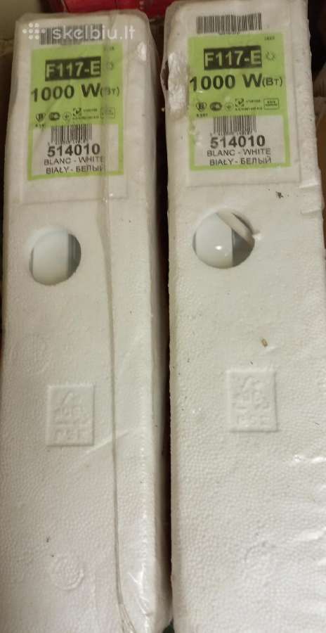 Sieninis el. radiatorius 1000 w.