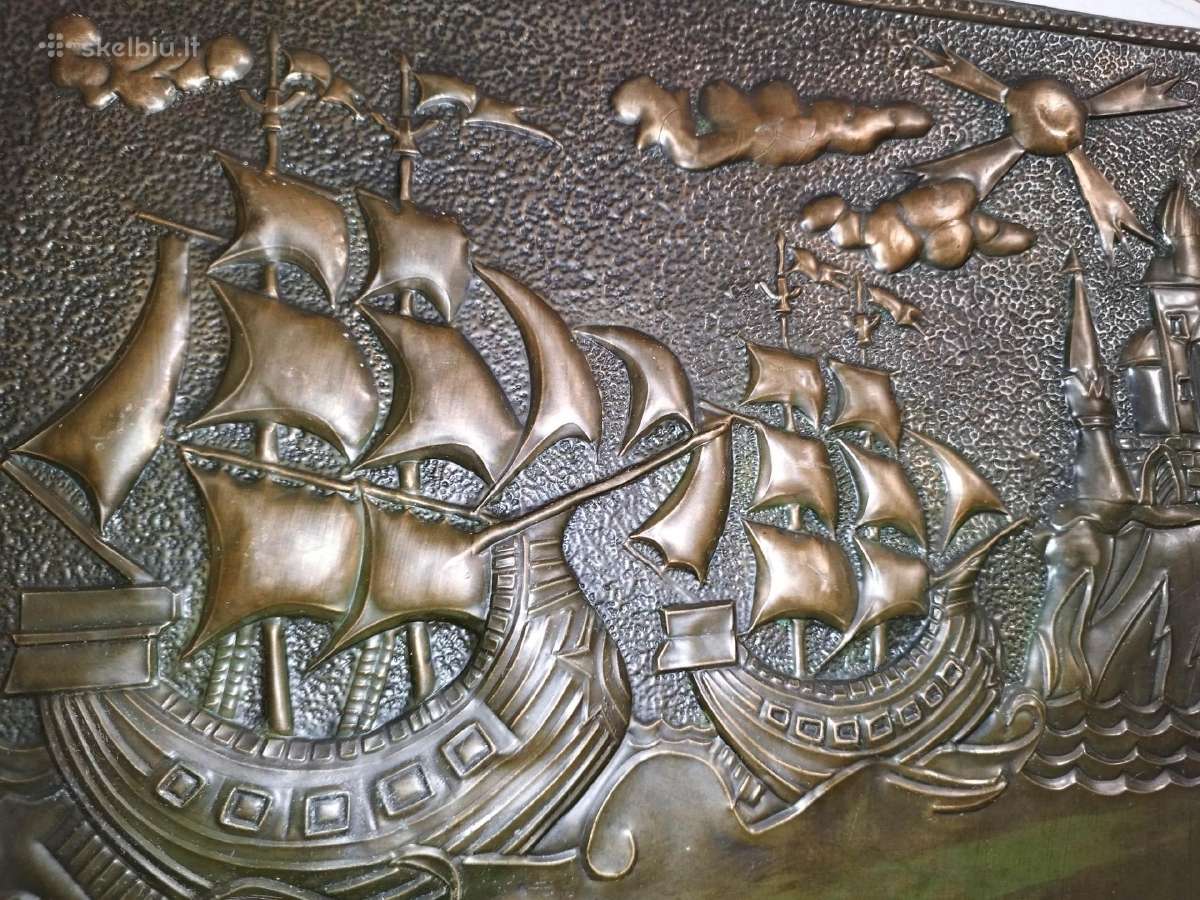Parduodu metalinį paveikslą Flotilė