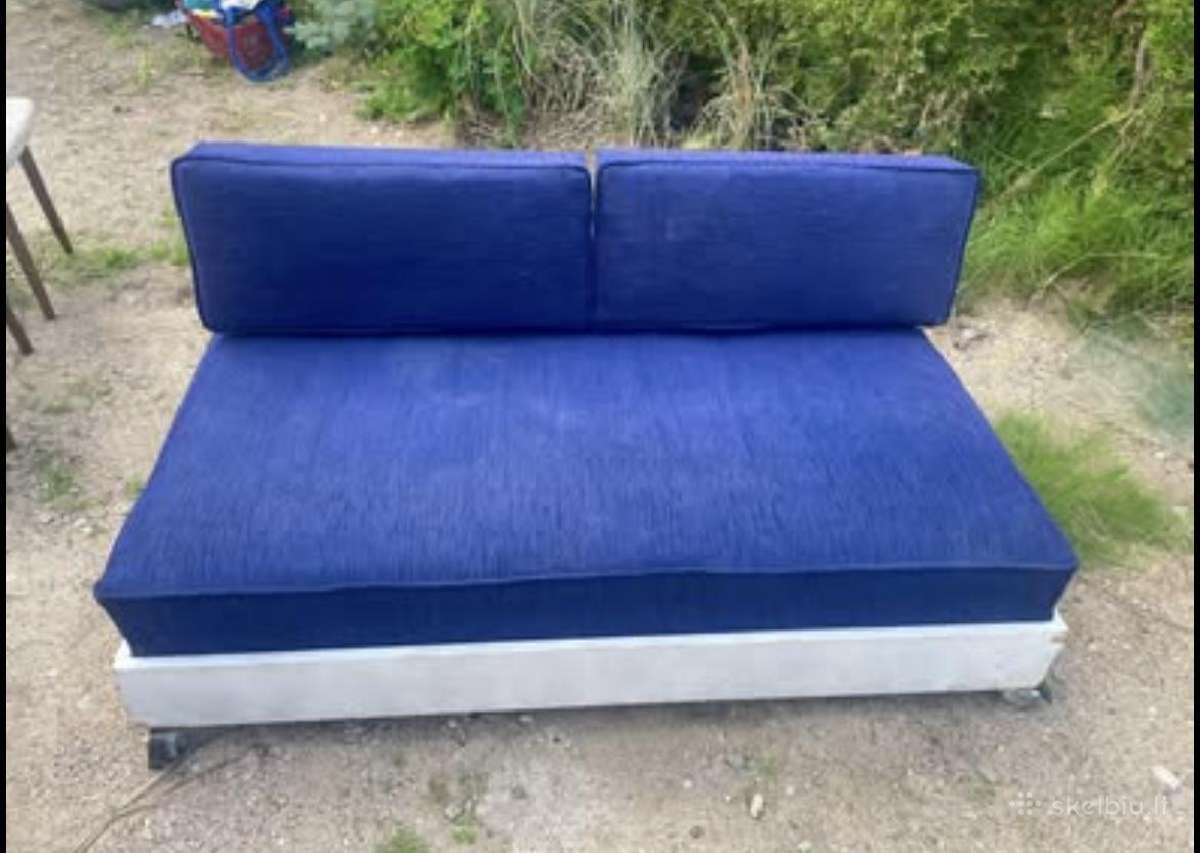 Stapulionienės sofa lova kušetė Tachta šezlongas