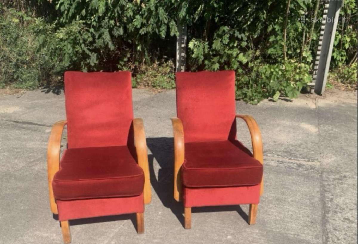 Art deco krėslai foteliai kėdės sofa - nuotraukos Nr. 2
