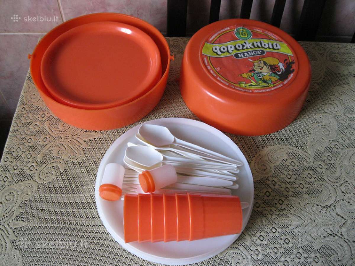 CCCP Retas Plastmasinis turistinis indu kompl. - nuotraukos Nr. 4