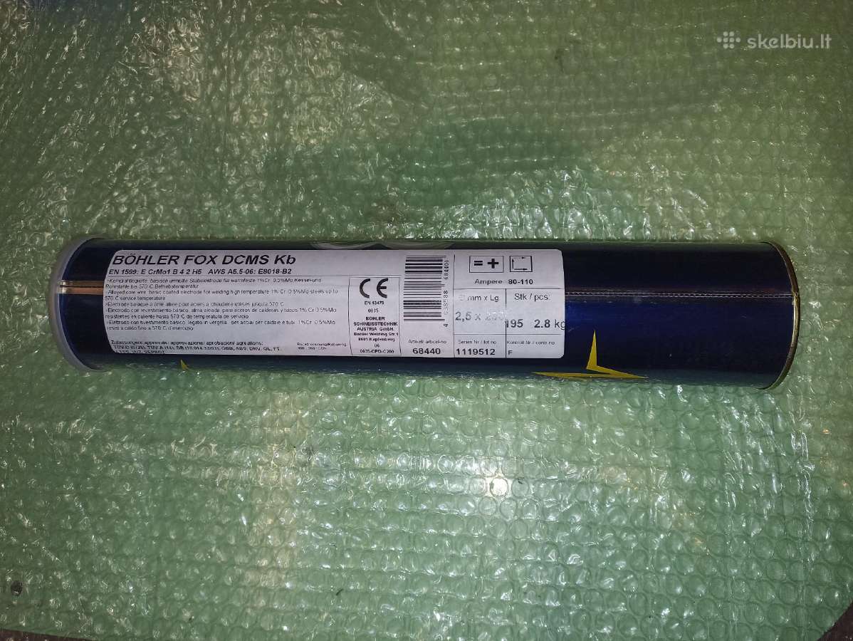Suvirinimo elektrodai Bohler - nuotraukos Nr. 2