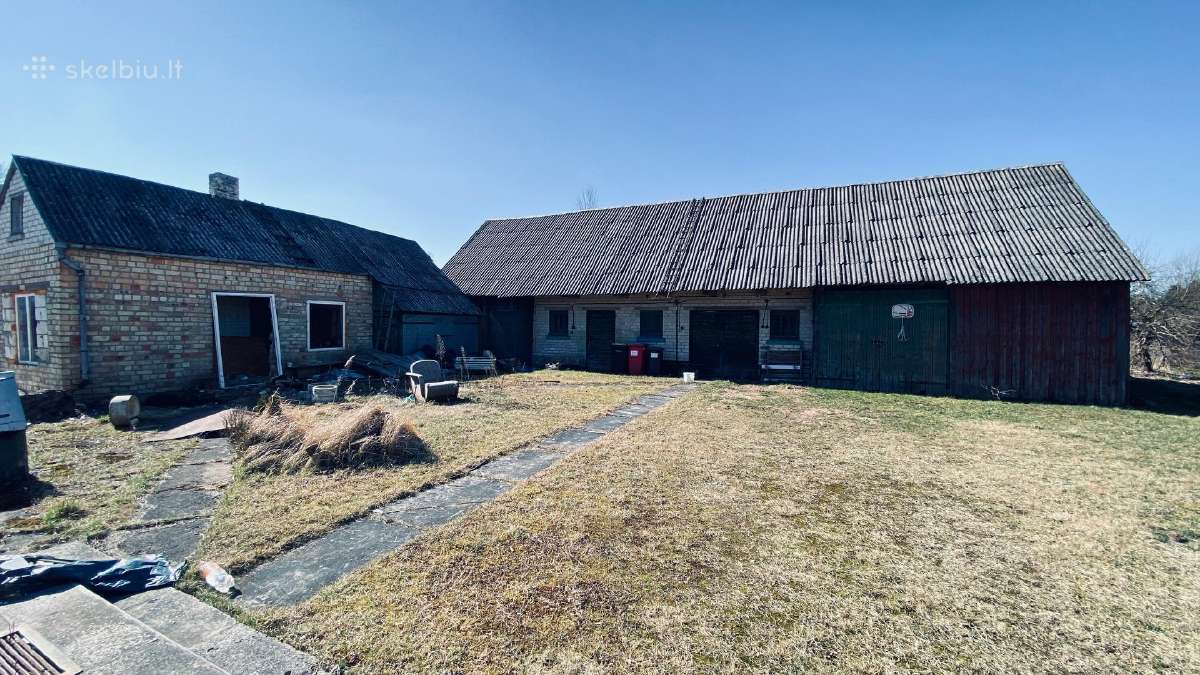 Mažeikių r Gyvoliuose parduodu mūrinį namą - nuotraukos Nr. 7