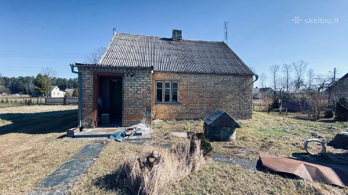 Mažeikių r Gyvoliuose parduodu mūrinį namą - nuotraukos Nr. 5