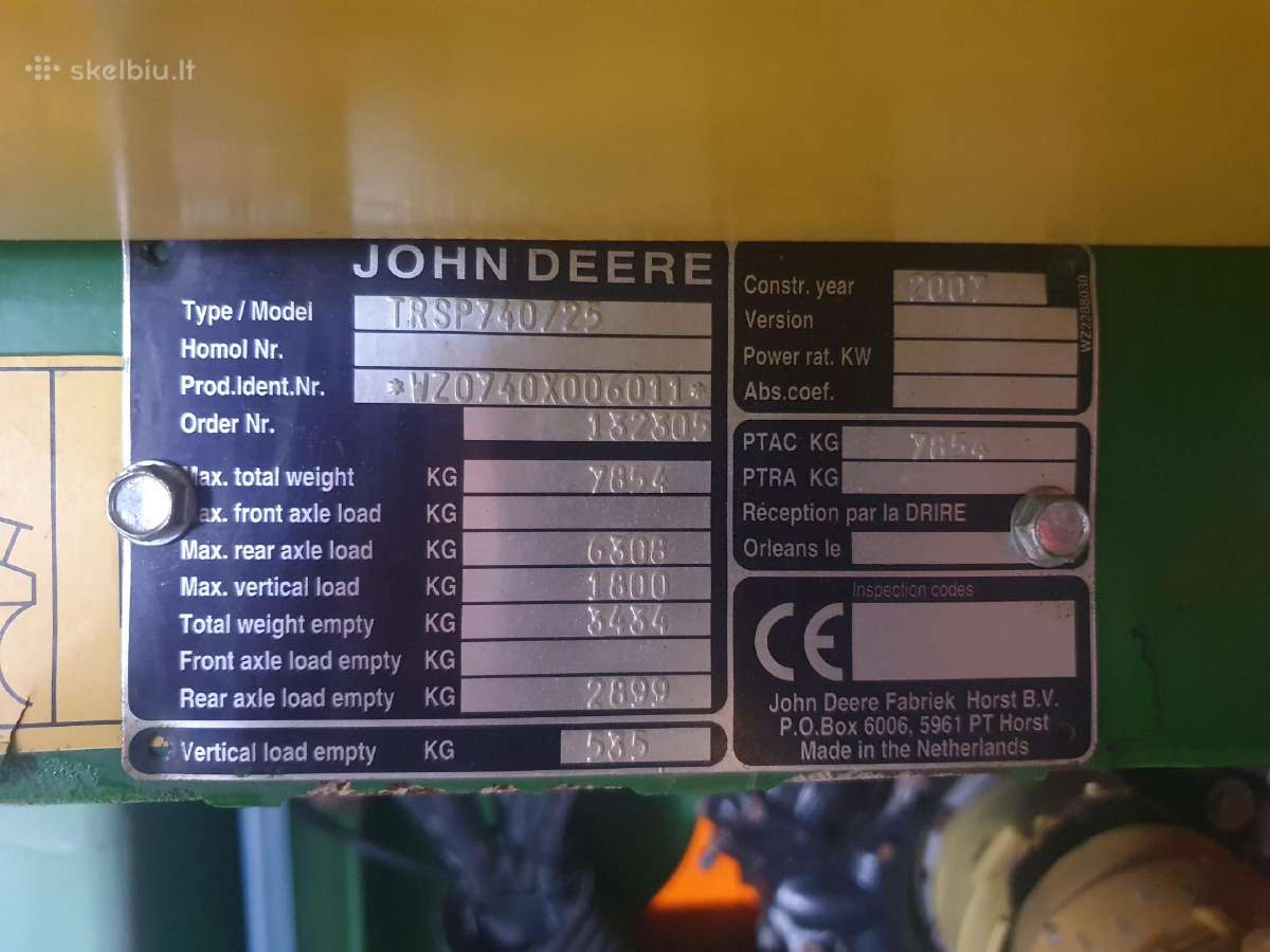 John Deere 740 - nuotraukos Nr. 7