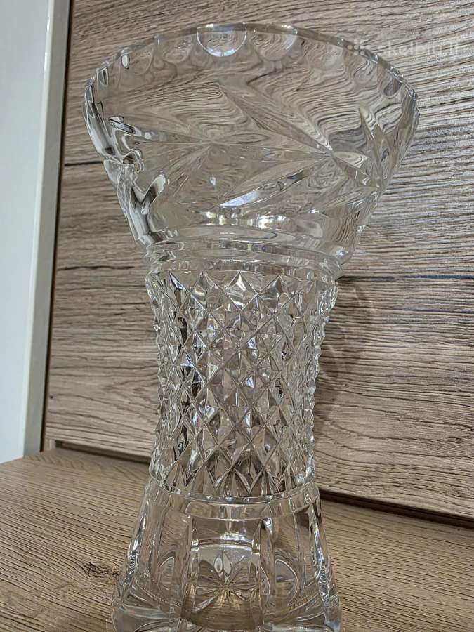 Krištolo vaza vintage - nuotraukos Nr. 4
