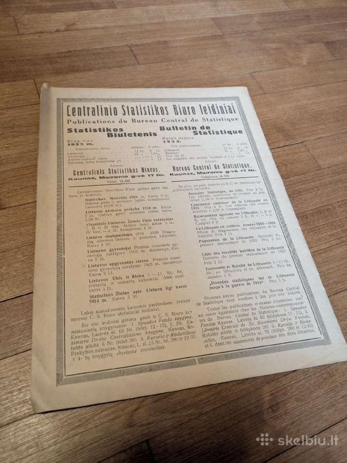 Lietuvos banko biuleteniai (1928-1938) - nuotraukos Nr. 9