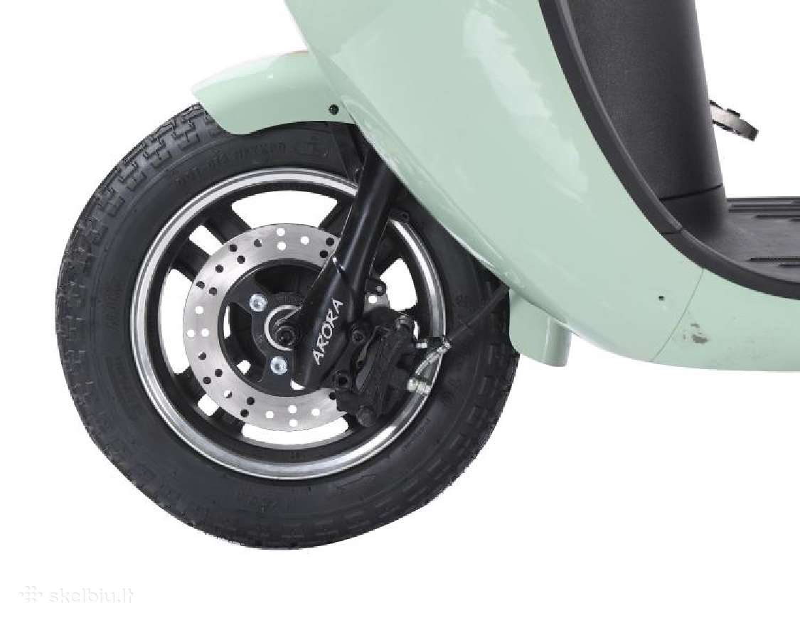 Elektrinis triratis motoroleris vezimelis su stogu - nuotraukos Nr. 8