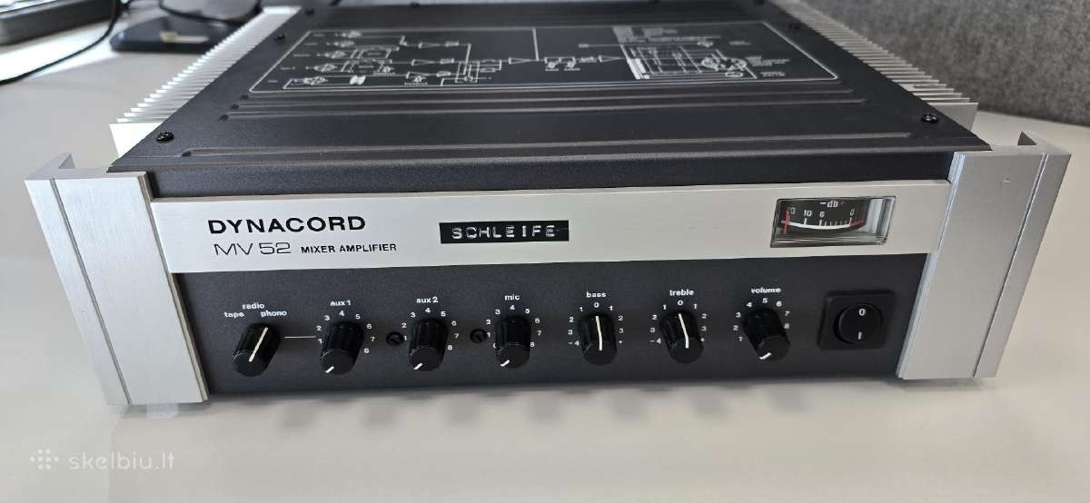 Dynacord mv 52 mixer amplifier - nuotraukos Nr. 2