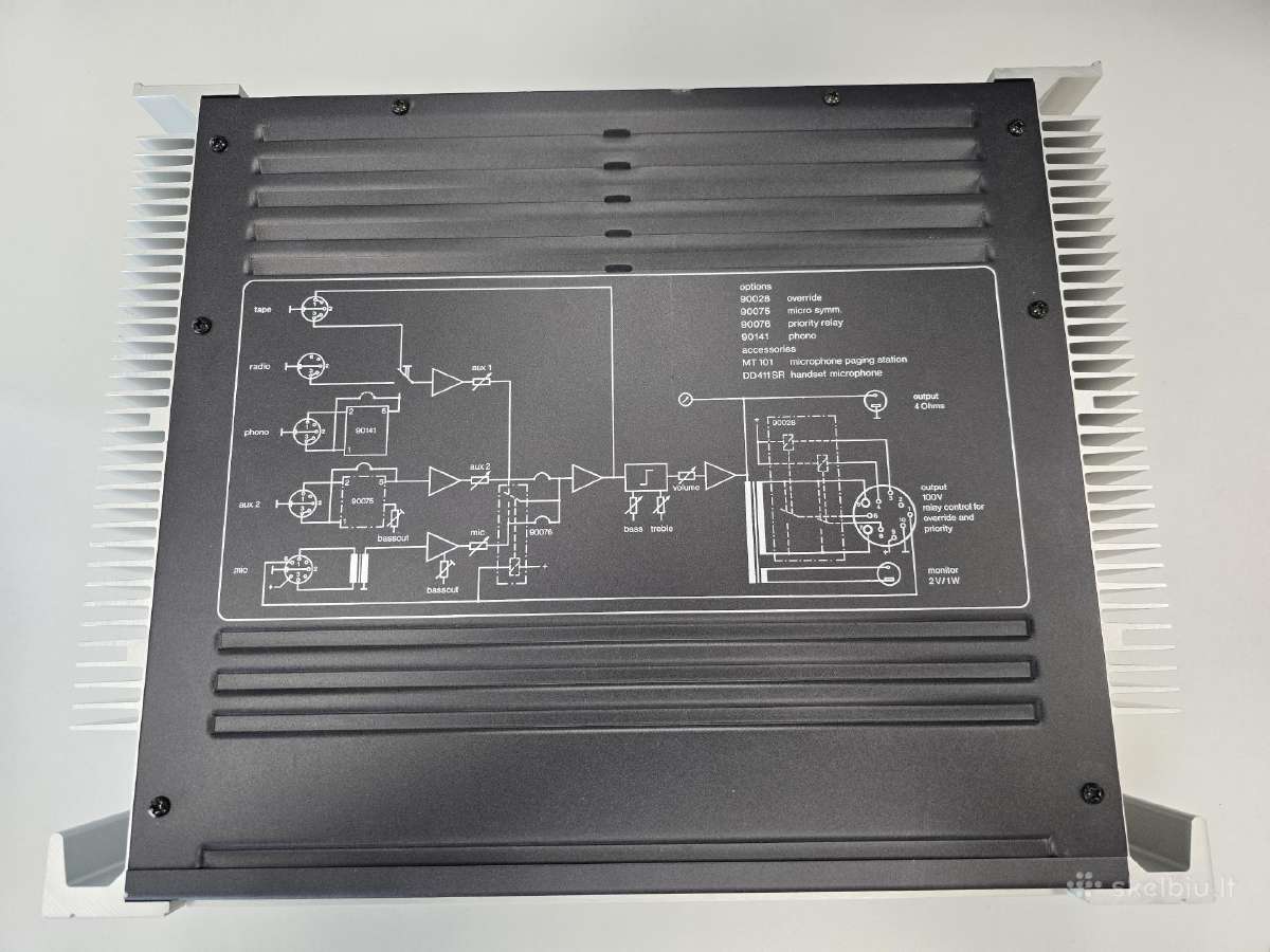 Dynacord mv 52 mixer amplifier - nuotraukos Nr. 3